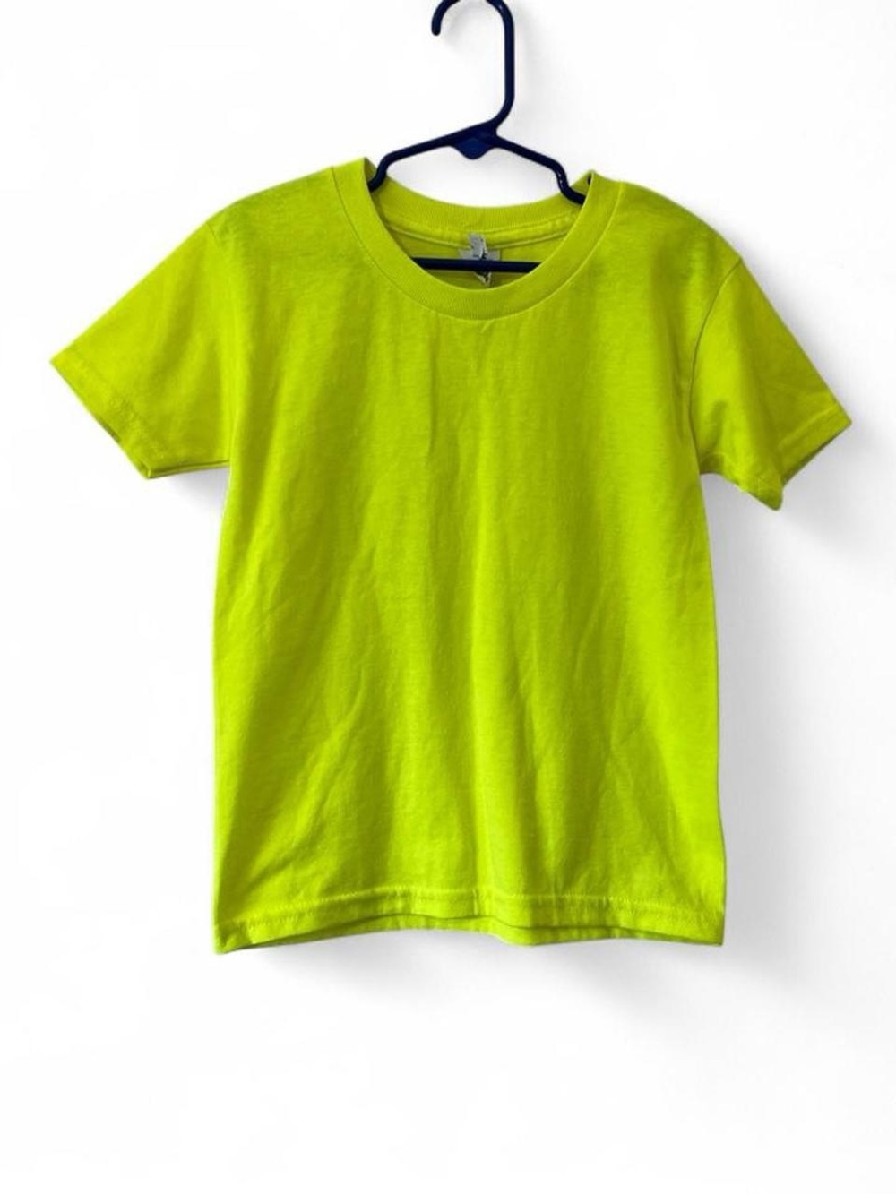 Toddler 5T Short Sleeve Neon Yellow Highlighter Yellow Gildan T-Shirt